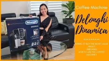 Delonghi Dinamica Coffee Machine Unboxing, Review & Use | Fully Automatic Coffee Machine | Costco Au