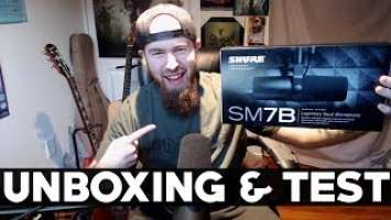 A New Sound Approaches! | Shure SM7B Microphone Unboxing & Test