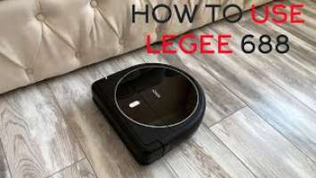 How to Use HOBOT LEGEE-688 Vacuum-Mop 4 in 1 Robot  - Video Manual