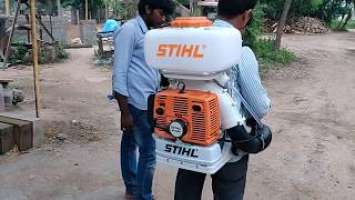 SR 420 Mist Blower STIHL installation