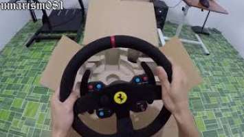 Thrustmaster T300 Ferrari Integral Racing Wheel Alcantara Edition - Unboxing and installation