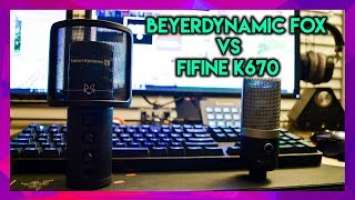 Beyerdynamic Fox vs FiFine K670: USB Mic Shootout