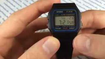 Обзор часов Casio F-91W-1 - видео от Watch-Forum.RU