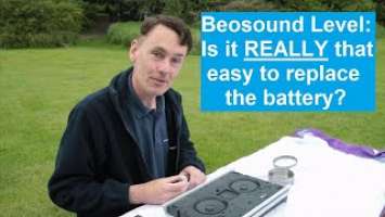 Bang & Olufsen Beosound Level Battery Replacement - So easy that you can change it in the park! [4K]