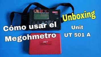 Cómo usar el Megohmetro + Unboxing # UNIT