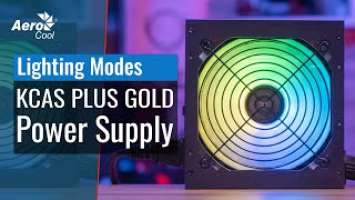 AeroCool KCAS PLUS GOLD PSU - Lighting modes