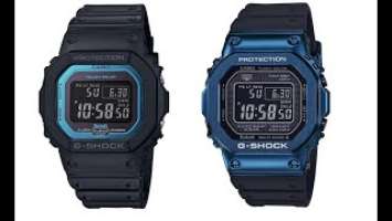Casio G-SHOCK GW-B5600-2 and GMW-B5000G-2, quick look/review and comparison
