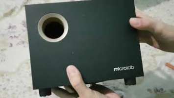 Mở hộp Loa vi tính  Microlab M105 2 1