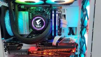 premium gaming built rtx3060 r5 5600g gigabyte aorus waterforce x240