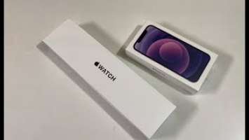 iPhone 12 | Purple | Apple Watch SE Unboxing | Amazon Great Indian Festival | Big Billion Days 2022
