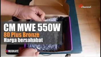 Cooler Master MWE 550W Bronze V2 Unboxing | PSU murah 80+ Bronze