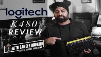 Logitech Bluetooth Keyboard Review:  K480 / WithSameerBhutani #logitech #wirelesskeyboard