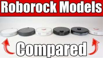 Roborock S4 vs S5 vs S5 MAX vs S6 vs S6 Pure vs E25 vs E35