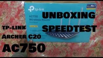 tp-link AC750 | Archer C20 | UNBOX & SPEEDTEST