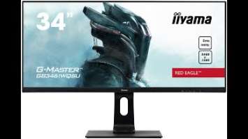 Мини Обзор Монитор Iiyama 34" G-Master GB3461WQSU-B1 Red Eagle