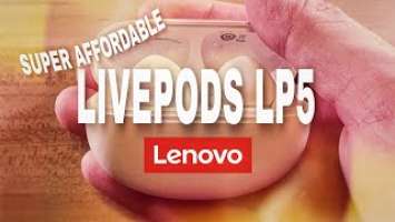 TWS Earbuds' Elegance at its FINEST | Lenovo Thinkplus LivePods LP5 Review!