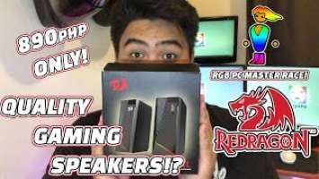 Redragon ANVIL Stereo Gaming Speakers! ft. EP.  8: URT Series
