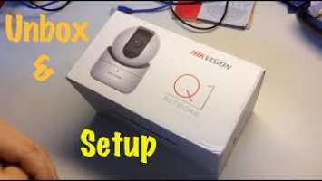 Hikvision Consumer Q1 Mini PT IPC DS-2CV2Q21FD-IW Manual Setup around 404 Error & Unboxing