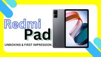 Redmi Pad Unboxing | Best Budget Tablet With 2K Display Under 20000.