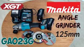 Makita Cordless Angle Grinder XGT 125mm - GA023G | Review