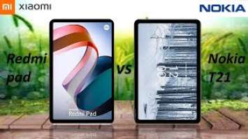 xiaomi redmi pad vs nokia T21 review