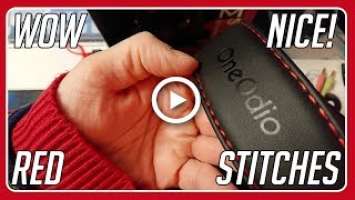 OneOdio Headphones Unboxing MStudio M Y80B Bluetooth Game Headset with Mic and Red Stitches!
