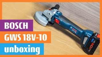 Bosch GWS 18V-10 Professional Cordless Angle Grinder brushless motor power equal to a 1000 W
