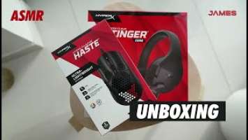 HyperX Cloud Stinger Core + HyperX Pulsefire Haste | Unboxing (ASMR)
