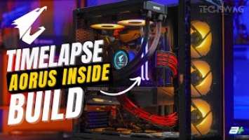Timelapse build #005 - Phanteks Neo Qube with Gigabyte Aorus Waterforce X 240