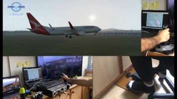 Complete Flight Simulator. Joystick unboxing and reviews, Logitech Extreme 3D pro.