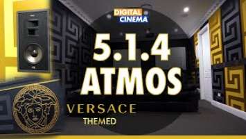 5.1.4 Versace Themed Dolby Atmos Home Theater Install | Marantz SR6015  | Klipsch THX-Ultra 2