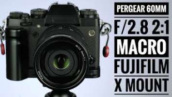 Pergear 60mm f/2.8 2:1 Macro Fujifilm X Mount
