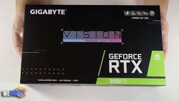 Unboxing Gigabyte GeForce RTX 3080 Ti Vision OC