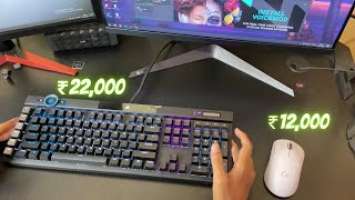 Unboxing in #kannada | Monster Keyboard & Mouse | Corsair K100 & Logitech G PRO X Superlight
