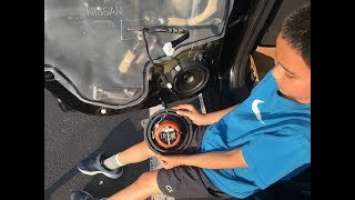Hertz DCX 165.5 speakers vs. Nissan stock 6.5" door speakers