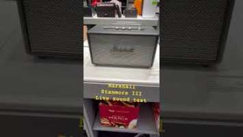 Marshall Stanmore III Sound test | #soundtrack #bluetoothspeaker #maple #marshallamplification
