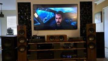 Polk Reserve R700s and The Adam project opening scene