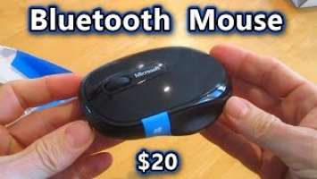 Microsoft Sculpt Comfort Mouse Bluetooth UNBOXING & Review Windows 10 logitech gaming wireless