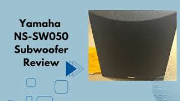 Yamaha NS SW050 8" 100W Subwoofer Review   SD 480p
