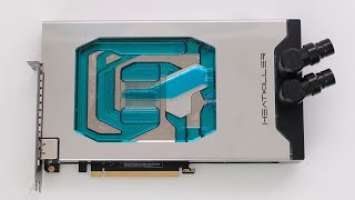 Watercool Heatkiller RTX 4080 ASUS TUF Water Block Thermals Install Undervolt Testing Unbox