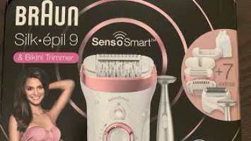 Braun Silk Epil 9 series  epilator - unboxing (9890 model)