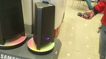 Samsung MX-T50 500watts GIGA PARTY AUDIO SYSTEM DETAIL SOUND BASS TEST IN HINDI