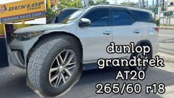 Dunlop Grandtrek AT5 265/60 r18 | Murang Branded na gulong para sa SUV | Michelin | Yokohama |