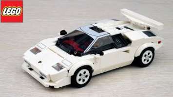 Lamborghini Countach: Обзор коллекционной модели ЛЕГО SPEED CHAMPIONS 76908