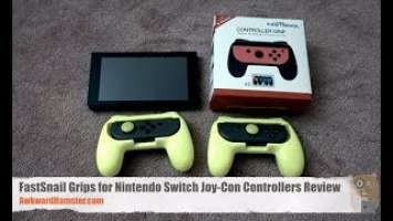 FastSnail Grips for Nintendo Switch Joy-Con Controllers Review