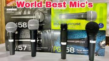 Best Mic In The World Shure Sm58, Sm57, Pga58, Sv100