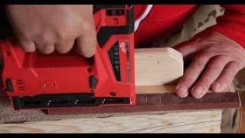 Тест аккумуляторного степлера Milwaukee M12  BST