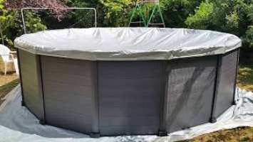 2.0 - Installation piscine INTEX graphite