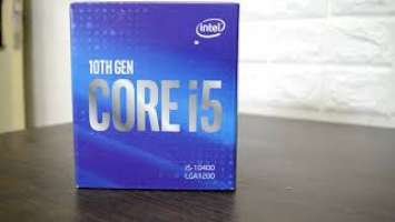 Intel 10th gen i5 10400 unboxing, Installation