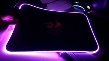 MOUSEPAD GAMER, REDRAGON - PLUTO RGB SPEED MACIO